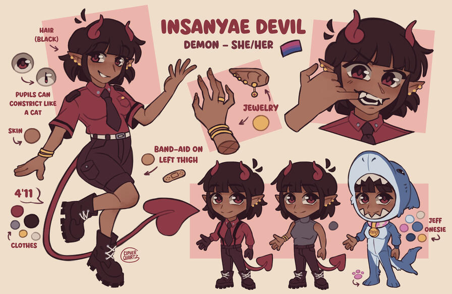 Character Sheet by Cipherquartz
